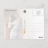 Der Kuss Postkarte (Rückseite)