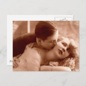 Der Kuss Postkarte (Vorne/Hinten)