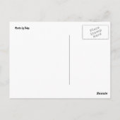 Der Kuss Postkarte (Rückseite)