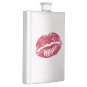 Der Kuss, rote Lippen Flachmann (Rechts)