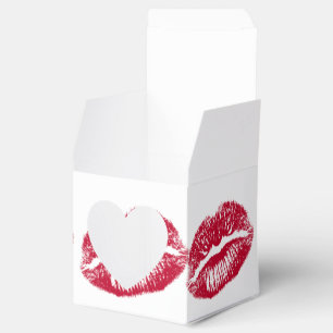Der Kuss, rote Lippen Geschenkschachtel