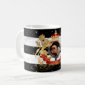 Der Kuss, Royal+Couple Harry+Meghan Kaffeetasse (Vorderseite Links)