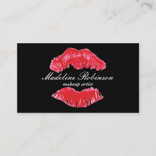 Der Kuss Visitenkarte (Vorderseite)