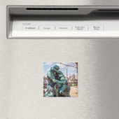 Der Kuss von Auguste Rodin in den Tuilerien, Paris Magnet (In Situ (Geschirrspüler))