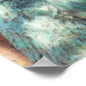 Der Kuss von Auguste Rodin in den Tuilerien, Paris Poster (Ecke)