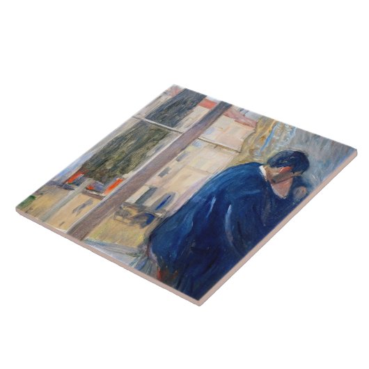 Der Kuss (von Edvard Munch) Fliese (Seite)