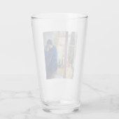 Der Kuss (von Edvard Munch) Glas (Rückseite)