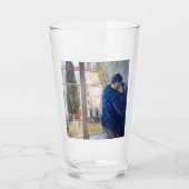 Der Kuss (von Edvard Munch) Glas (Vorderseite)