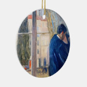 Der Kuss (von Edvard Munch) Keramik Ornament (Rechts)