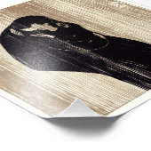 Der Kuss von Edvard Munch Lithographie, Fotodruck (Ecke)