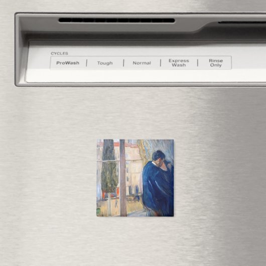 Der Kuss (von Edvard Munch) Magnet (In Situ (Geschirrspüler))