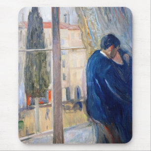 Der Kuss (von Edvard Munch) Mousepad