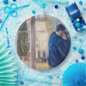 Der Kuss (von Edvard Munch) Pappteller (Party)