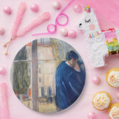 Der Kuss (von Edvard Munch) Pappteller (Party)