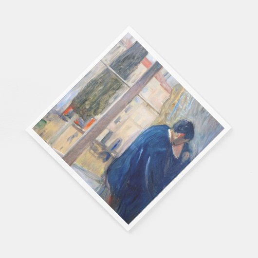 Der Kuss (von Edvard Munch) Serviette (Ecke)