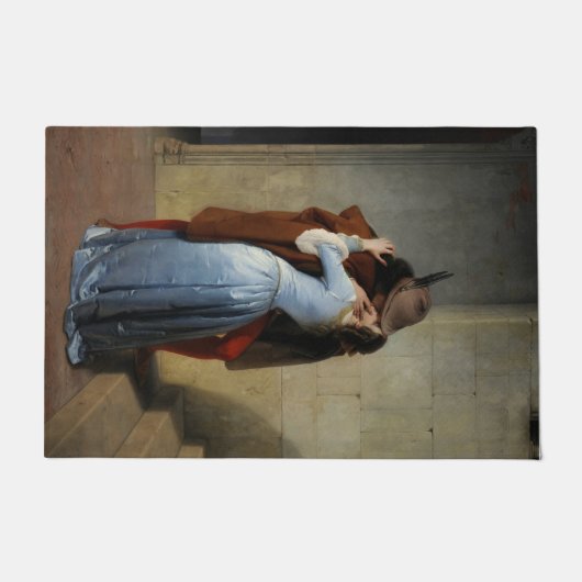 Der Kuss (von Francesco Hayez) Fußmatte (Vorderseite)