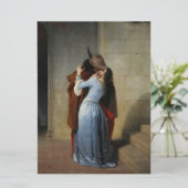 Der Kuss (von Francesco Hayez) Karte (Stehend Vorderseite)