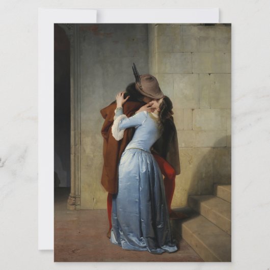 Der Kuss (von Francesco Hayez) Karte (Vorderseite)