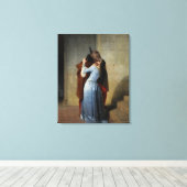 Der Kuss (von Francesco Hayez) Leinwanddruck (Insitu (Holzboden))