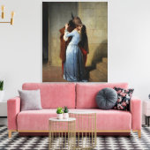 Der Kuss (von Francesco Hayez) Leinwanddruck (Insitu (Wohnzimmer))