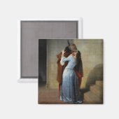 Der Kuss (von Francesco Hayez) Magnet (Vorderseite/Rückseite)