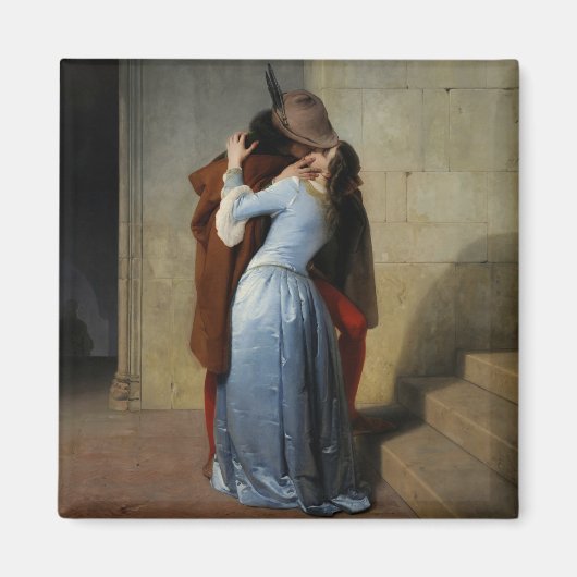 Der Kuss (von Francesco Hayez) Magnet (Vorne)