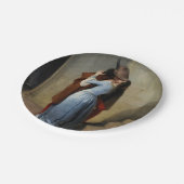 Der Kuss (von Francesco Hayez) Pappteller (Schrägansicht)