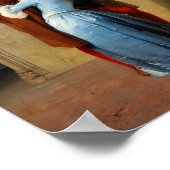 Der Kuss von Francesco Hayez Poster (Ecke)