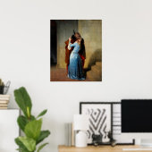 Der Kuss von Francesco Hayez Poster (Heimbüro)