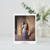 Der Kuss von Francesco Hayez Postkarte (Stehend Vorderseite)