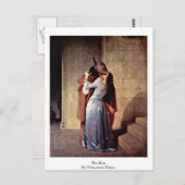 Der Kuss von Francesco Hayez Postkarte (Vorne/Hinten)