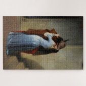 Der Kuss (von Francesco Hayez) Puzzle (Horizontal)