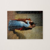 Der Kuss von Francesco Hayez Puzzle (Horizontal)