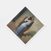 Der Kuss (von Francesco Hayez) Serviette (Ecke)