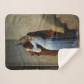 Der Kuss (von Francesco Hayez) Sherpadecke (Vorderseite (Horizontal))