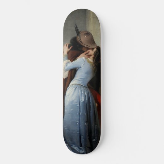 Der Kuss (von Francesco Hayez) Skateboard (Vorderseite)
