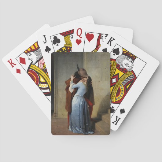 Der Kuss (von Francesco Hayez) Spielkarten (Rückseite)