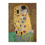 Der Kuss von Gustav Klimt Acryl Wandkunst<br><div class="desc">Der Kuss von Gustav Klimt Der Kuss ist ein Ölgemälde mit Goldblatt, Silber und Platin vom österreichischen Symbolik-Maler Gustav Klimt. Es wurde irgendwann in den Jahren 1907 und 1908 gemalt, auf dem Höhepunkt dessen, was Gelehrte seine "Goldene Periode" nennen. Mit schimmernden Goldtönen, stilisierten Formen und sentimentaler Ikonographie verzaubert der Kiss...</div>