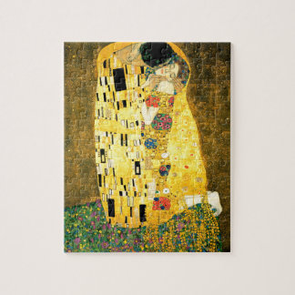 Der Kuss von Gustav Klimt Art Nouveau Puzzle