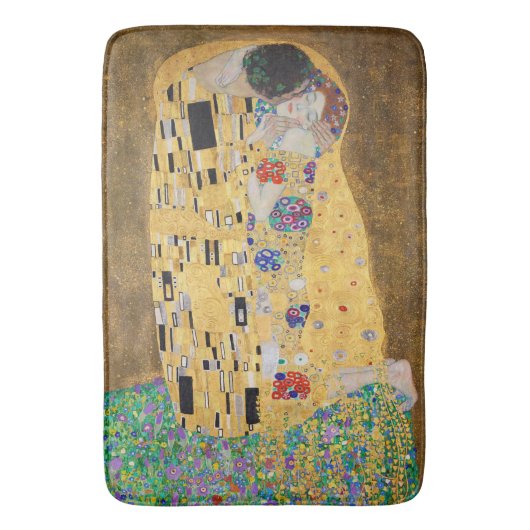 Der Kuss von Gustav Klimt Bath Mat Badematte (Vorderseite Vertikal)