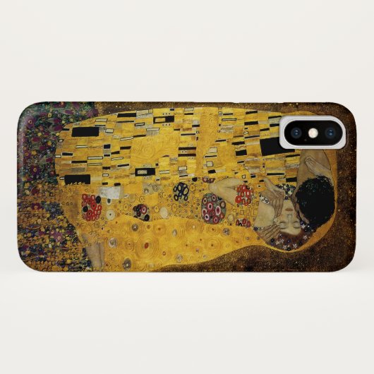 Der Kuss von Gustav Klimt Case-Mate iPhone Hülle (Rückseite (Horizontal))