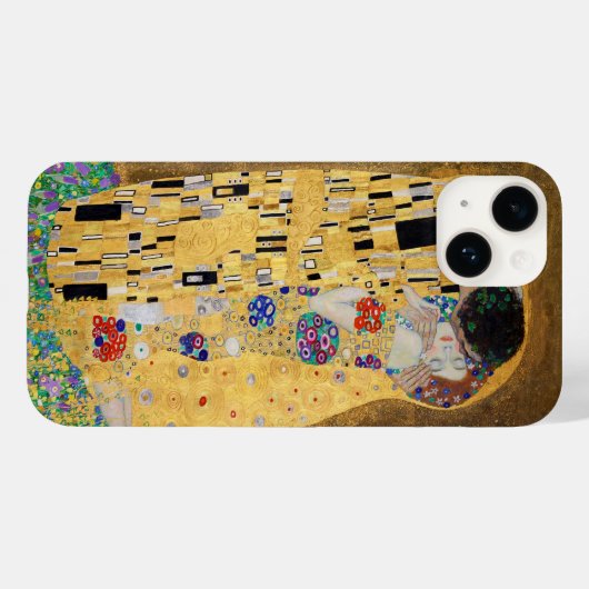 Der Kuss von Gustav Klimt Case-Mate iPhone Hülle (Rückseite (Horizontal))