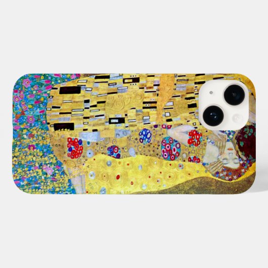 Der Kuss von Gustav Klimt Case-Mate iPhone Hülle (Rückseite (Horizontal))