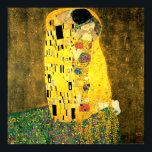 Der Kuss von Gustav Klimt Fine Art Poster Print<br><div class="desc">Die beliebte Kunst Kiss (Liebhaber),  die zwischen 1908 und 1909 von dem österreichischen Symbolin & Art Nouveau Artist Gustav Klimt (1862-1918) gemalt wurde</div>