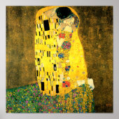 Der Kuss von Gustav Klimt Fine Art Poster Print (Vorne)