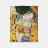 Der Kuss von Gustav Klimt Fleecedecke (Vorderseite)