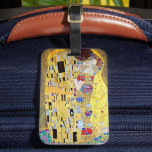 Der Kuss von Gustav Klimt Gepäckanhänger<br><div class="desc">Der Kuss (1907-1908). Künstler: Gustav Klimt (1862-1918). Der Kuss ist wahrscheinlich das bekannteste Werk von Gustav Klimt. 1907 begann er mit der Arbeit an der "Goldenen Periode" und sie ist der Höhepunkt seiner so genannten "Goldenen Periode". Der Kiss ist ein Vintages Viktorianisches Era-Symbolismus, das eine Liebe und Romantik mit einem...</div>