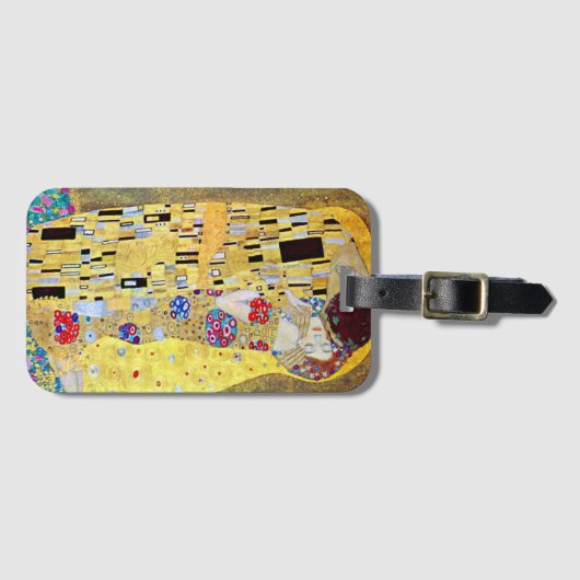 Der Kuss von Gustav Klimt Gepäckanhänger (Vorderseite (Horizontal))
