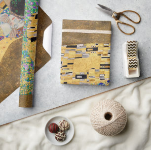 Der Kuss von Gustav Klimt Geschenkpapier