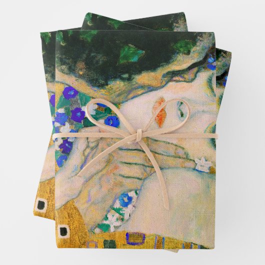 Der Kuss von Gustav Klimt Geschenkpapier Set (Beispiel)
